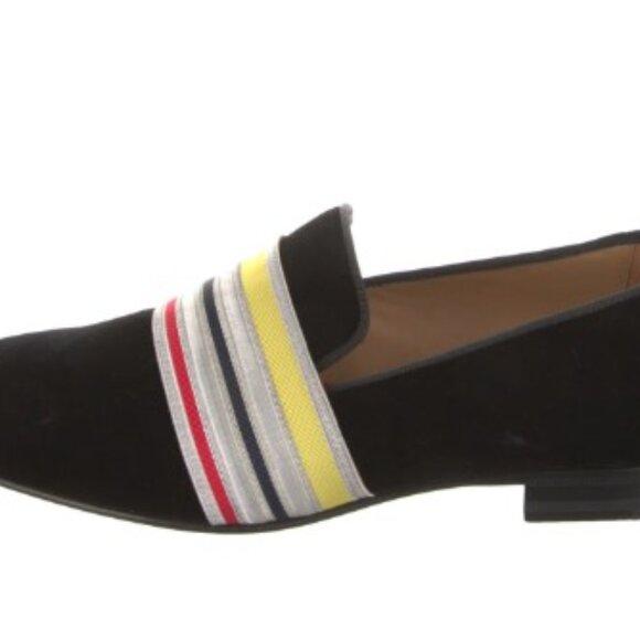 Christian Louboutin Velvet Striped Loafers